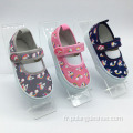 nouvelles chaussures de sport de fille de chaussures de toile de bébé mignon